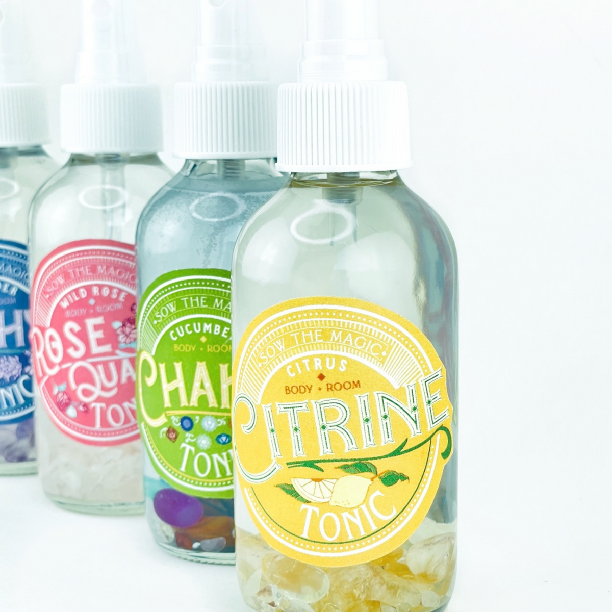 Calming & Grounding Lavender Gem Infused Skin & Room Tonic