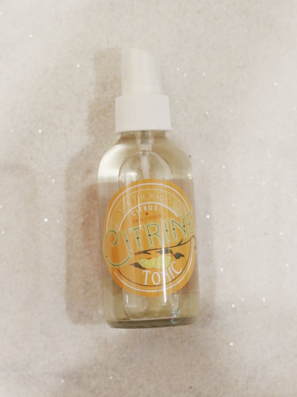 Citrine Gem Infused Skin + Room Tonic