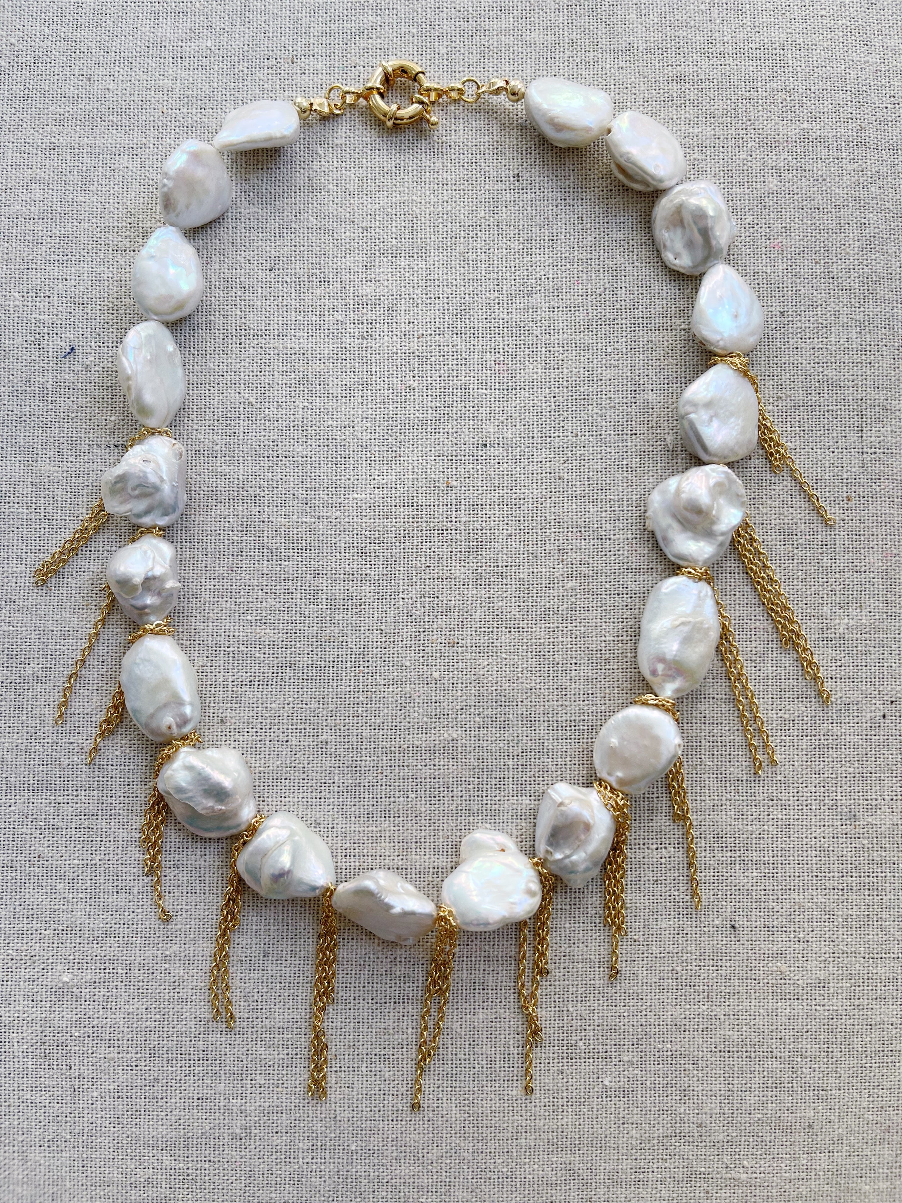 Salt Water Heirloom – Naama Necklace