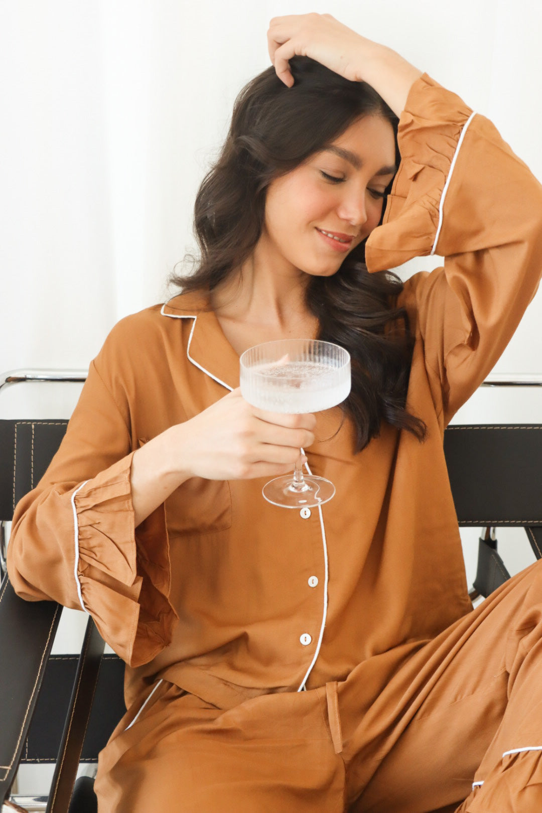 Day Naps - Bamboo Pajama Set Brown